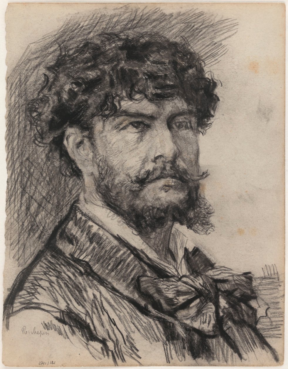 De dichter Jean Richepin door James Ensor