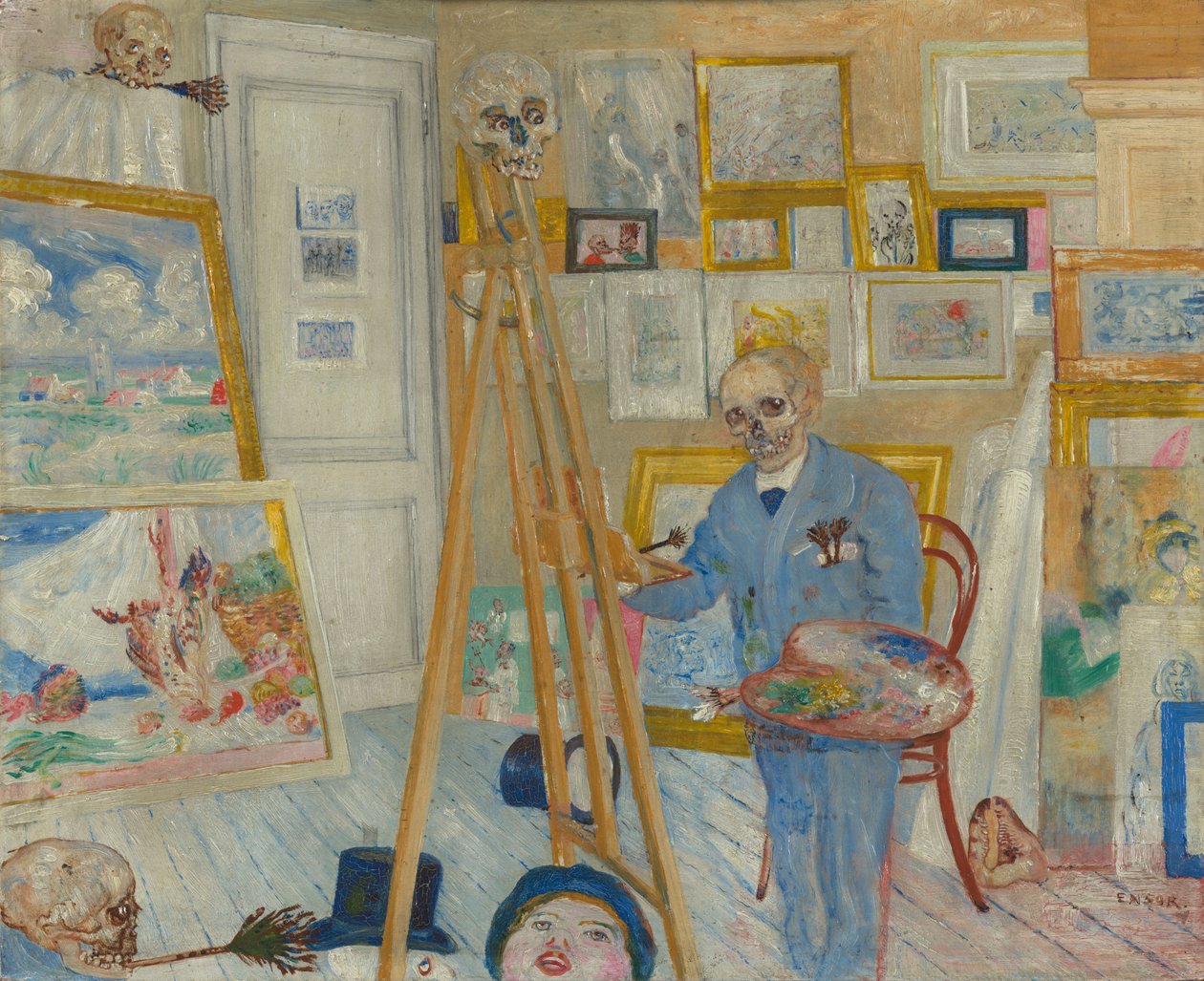 De skeletschilder door James Ensor