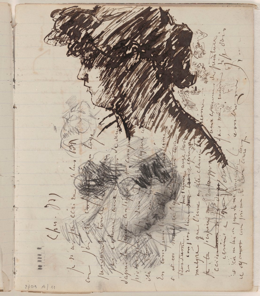 Twee hoofden door James Ensor