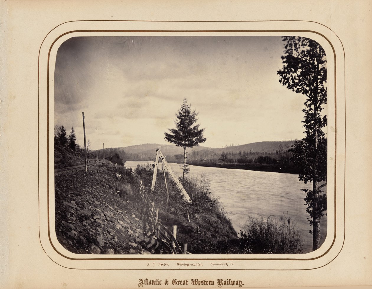 Atlantic  Great Western Railway,1862 (foto) door James F. Ryder