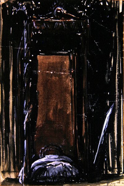 Het Bed door James Ferrier Pryde