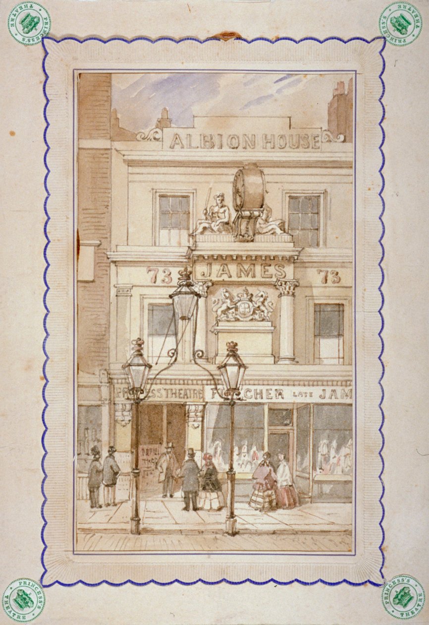 Albion House en de ingang van het Princess
