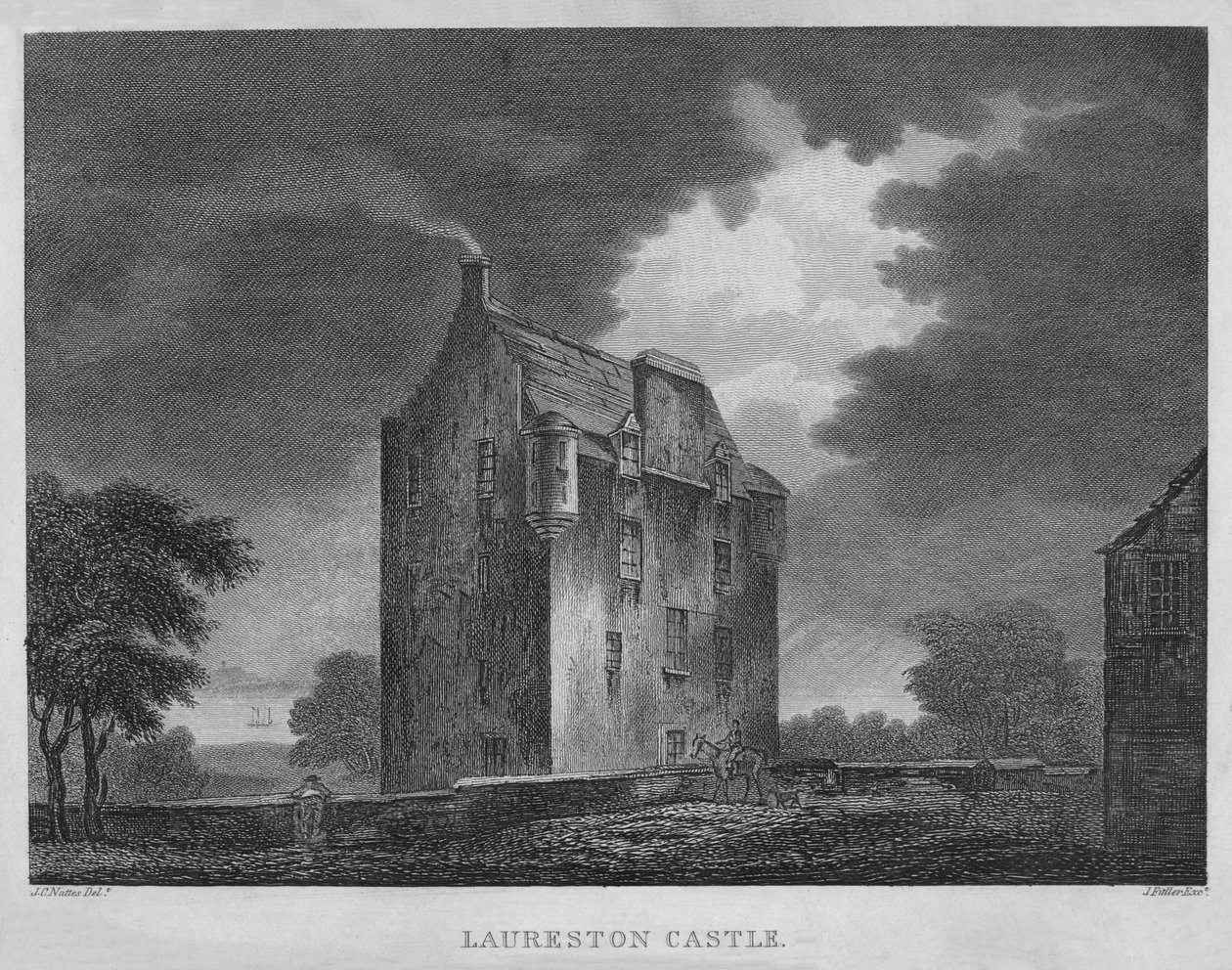 Laureston Castle door James Fittler