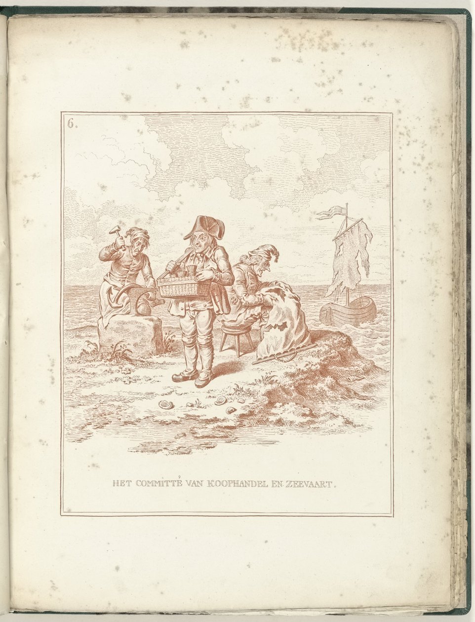 Comité van Koophandel en Zeevaart, 1795 door James Gillray (possibly)
