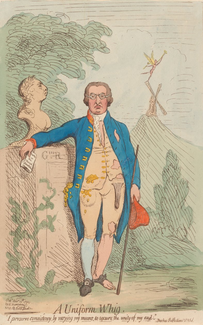 Een doorgewinterde Whig --- door James Gillray