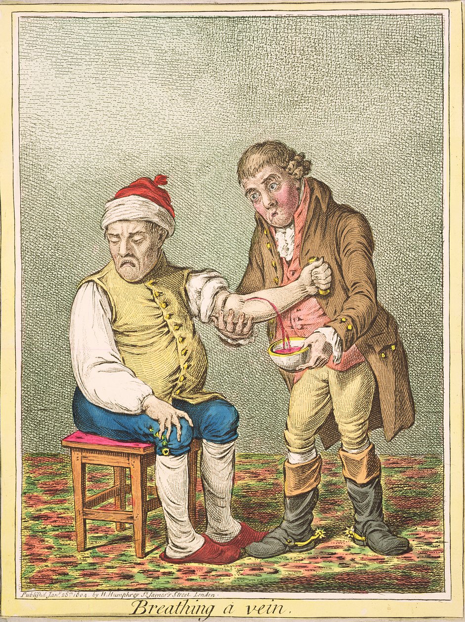 Aders laten, gepubliceerd door Hannah Humphrey door James Gillray