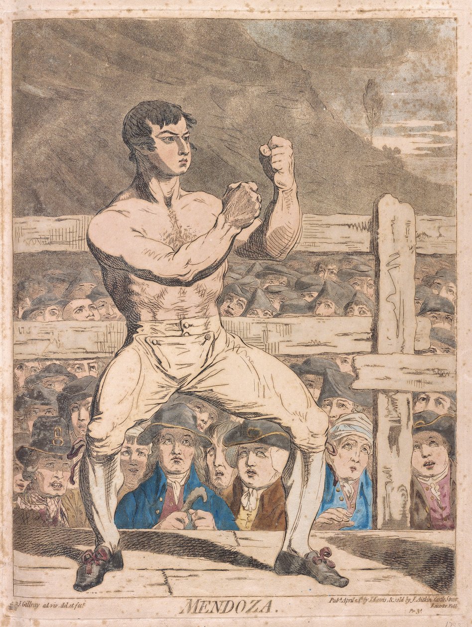 Mendoza door James Gillray