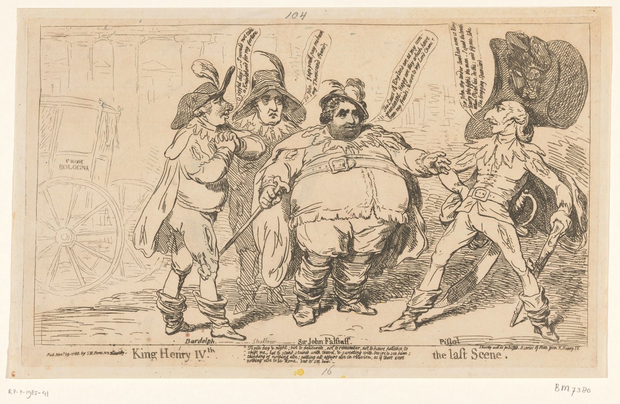 Spotprent op Charles Fox, 1788 door James Gillray