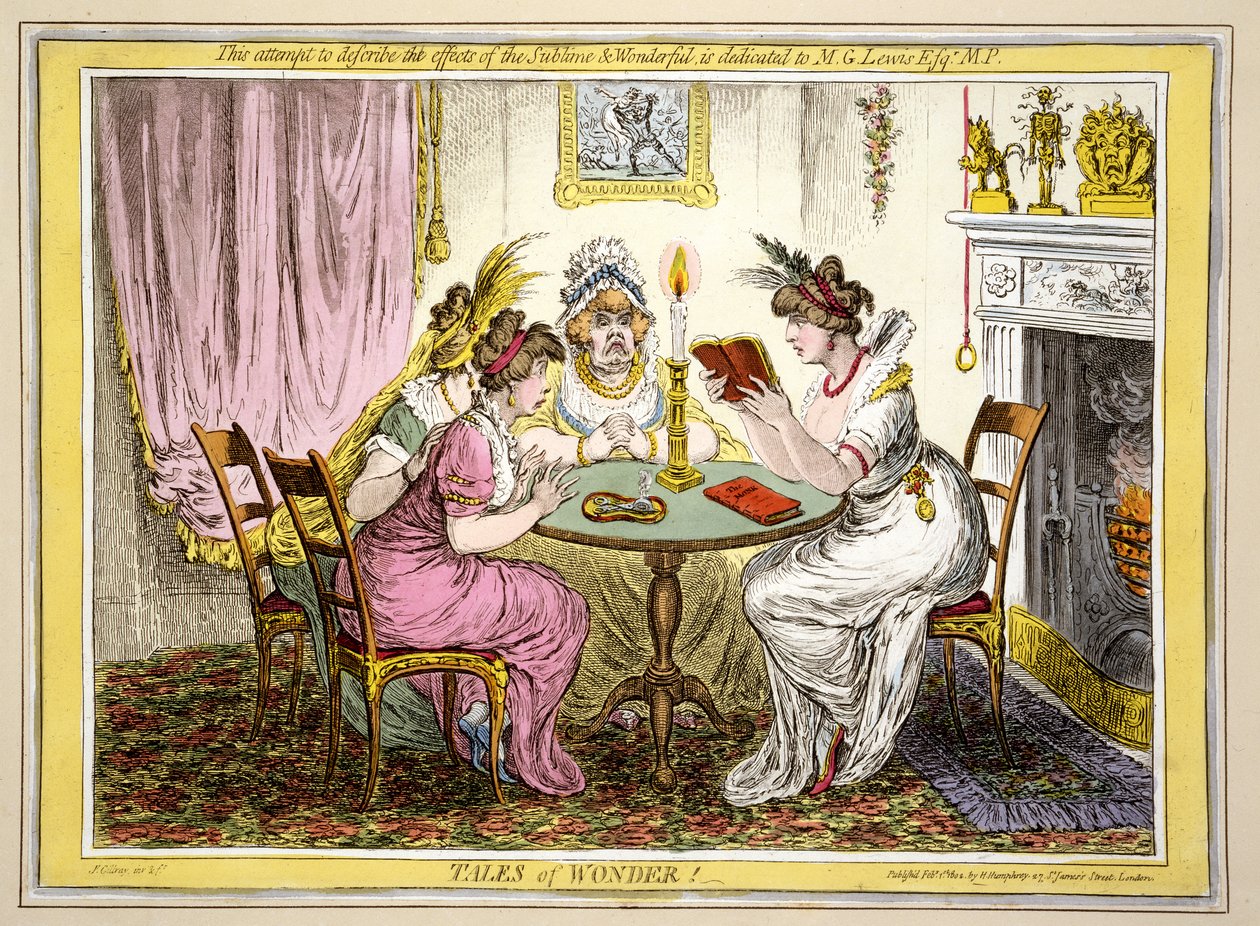 Tales of Wonder, uitgegeven door H. Humphrey, Londen, 1802 door James Gillray