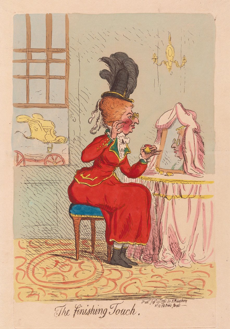 De Laatste Hand door James Gillray