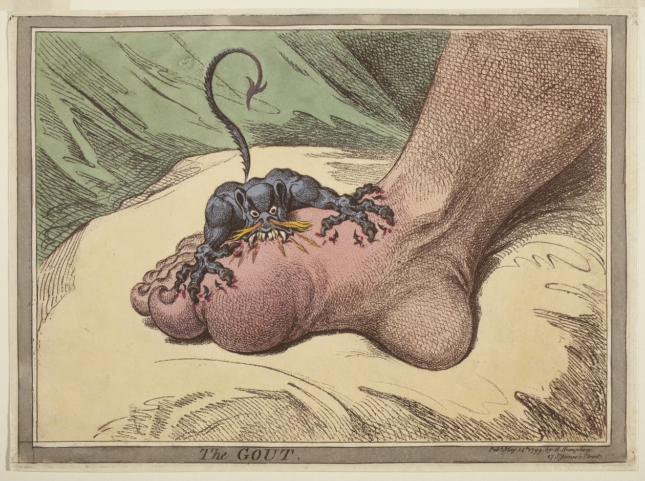 De Jicht door James Gillray