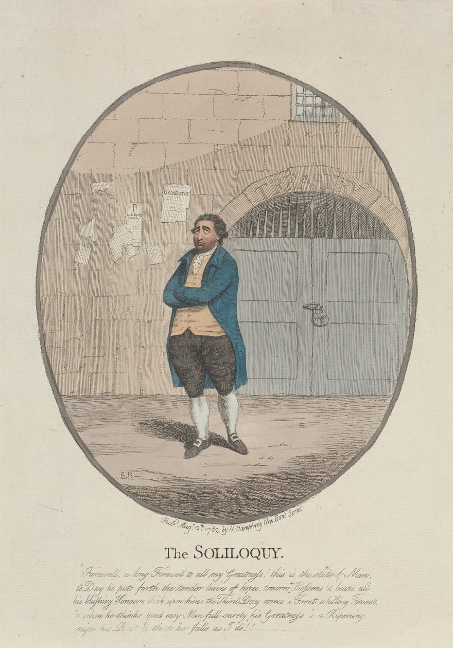 De monoloog door James Gillray