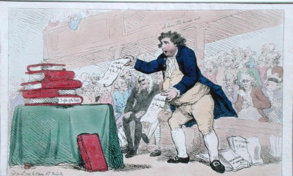 De Woordeter door James Gillray