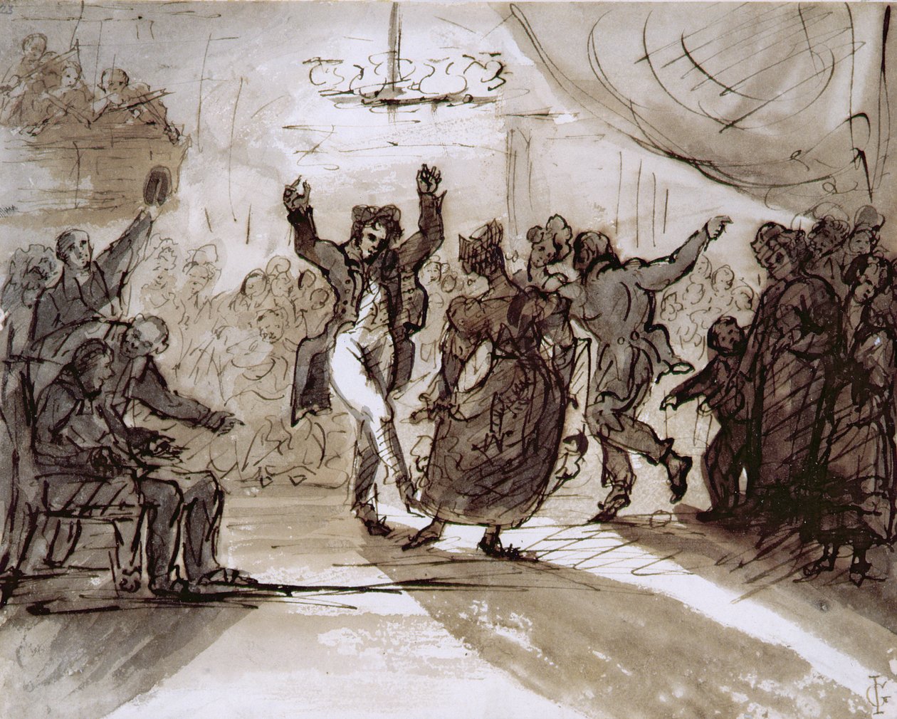 Het jachtbal, c.1820 door James Grant