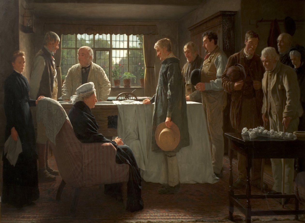 De oude meester, 1883 door James Hayllar