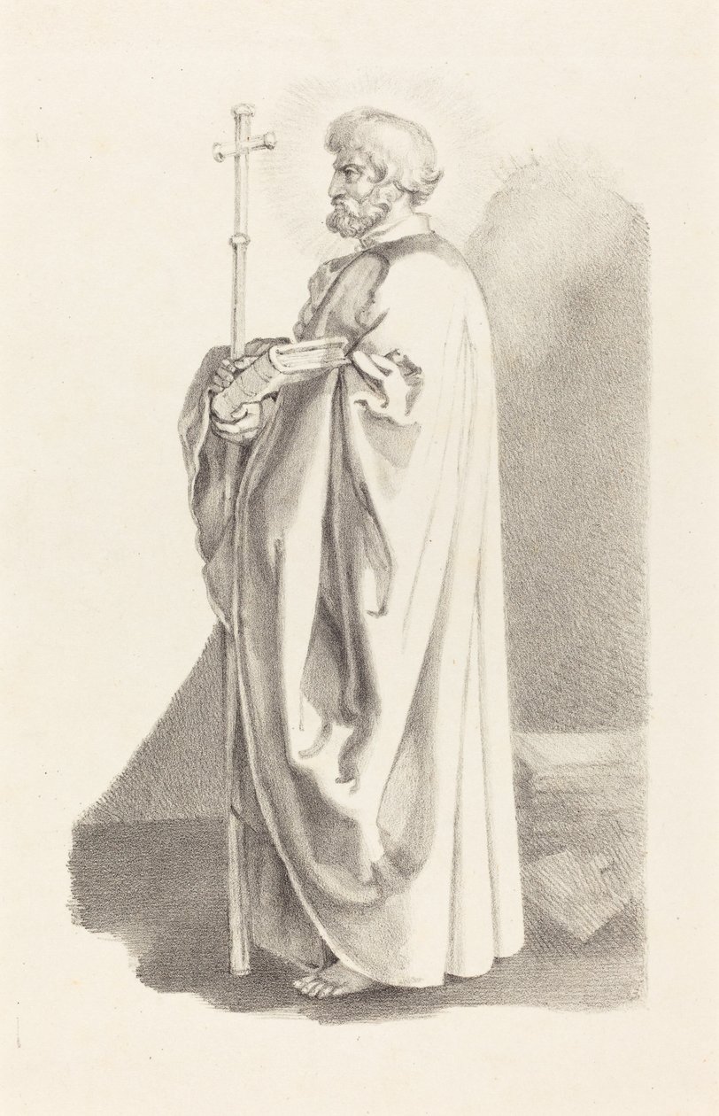 Een Apostel, van Albert [sic] Durer door James Henry Lynch after John Flaxman
