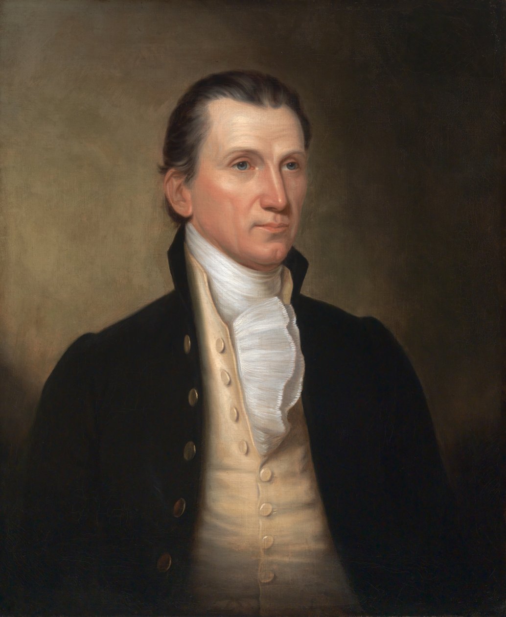 James Monroe (1758-1831), ca. 1834 (olieverf op doek) door James Herring