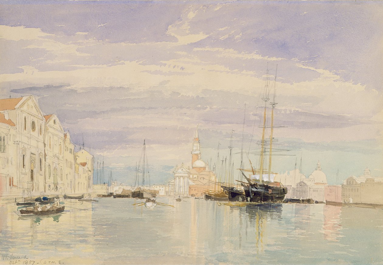De Giudecca met S. Giorgio Maggiore, Venetië door James Holland
