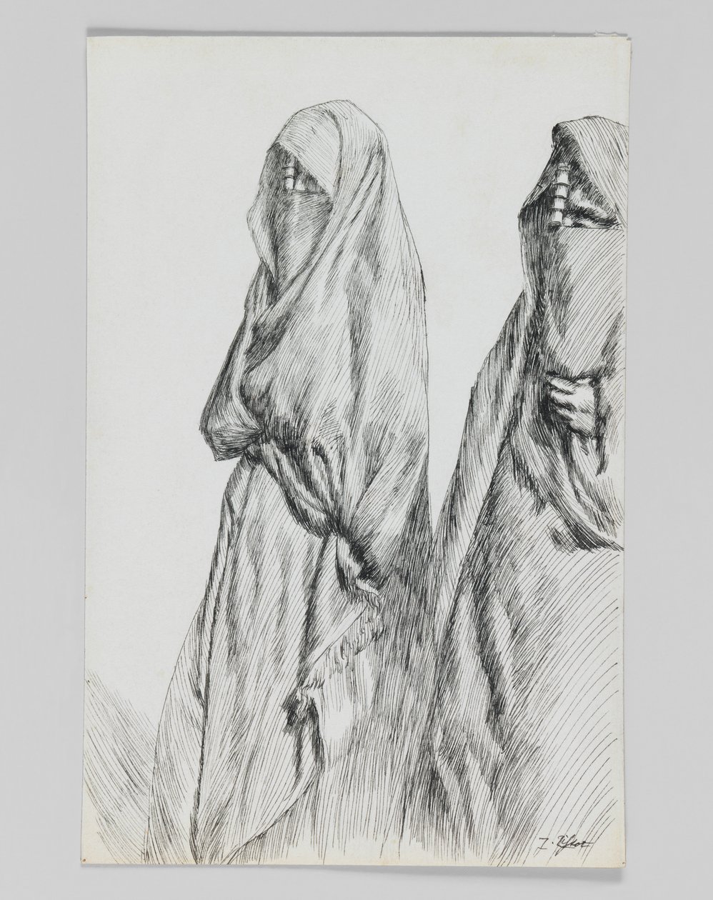 Een weg op de Olijfberg, illustratie uit Het Leven van Onze Heer Jezus Christus door James Jacques Joseph Tissot