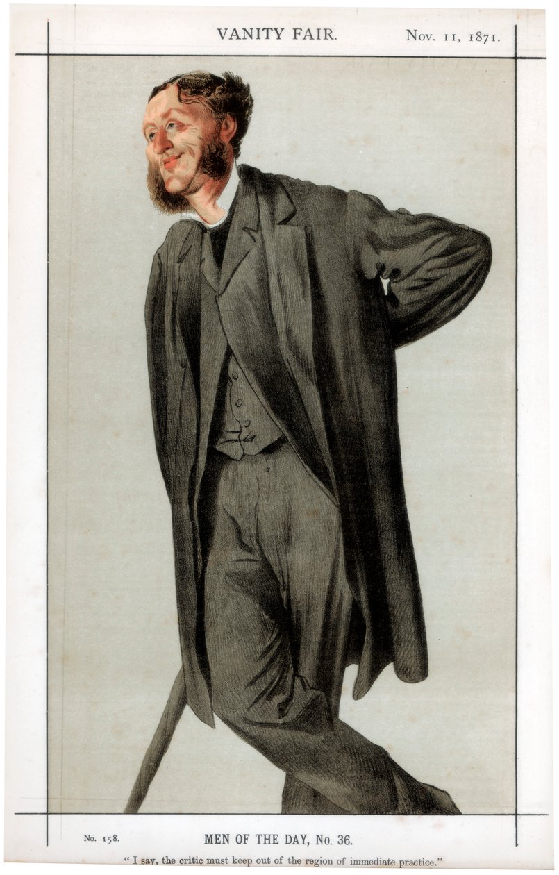 Ik zeg dat de criticus buiten het gebied van de onmiddellijke praktijk moet blijven door James Jacques Joseph Tissot