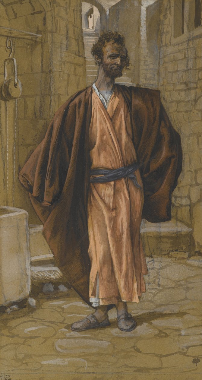 Judas Iskariot, illustratie uit Het Leven van Onze Heer Jezus Christus, 1886-94 door James Jacques Joseph Tissot