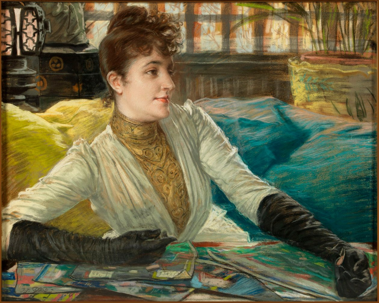 Portret van Mathilde Sée door James Jacques Joseph Tissot
