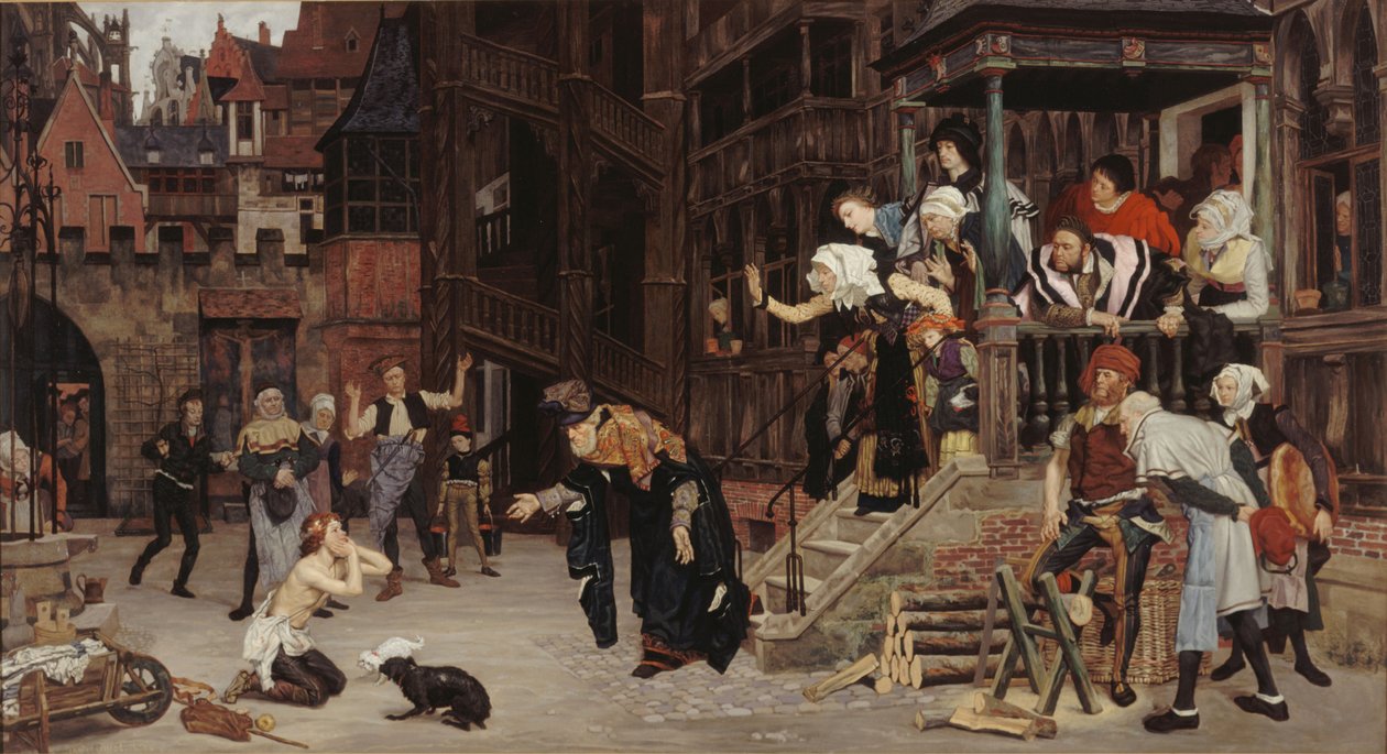 Terugkeer van de Verloren Zoon door James Jacques Joseph Tissot