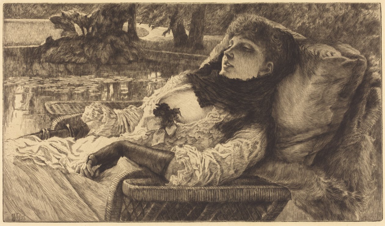 Zomeravond door James Jacques Joseph Tissot