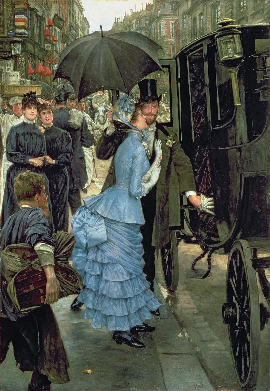 De Bruidsmeisje door James Jacques Joseph Tissot