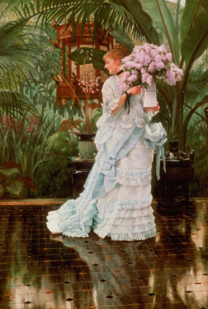 De bos seringen, c.1875 door James Jacques Joseph Tissot