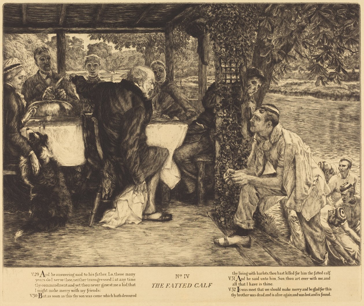Het gemeste kalf door James Jacques Joseph Tissot