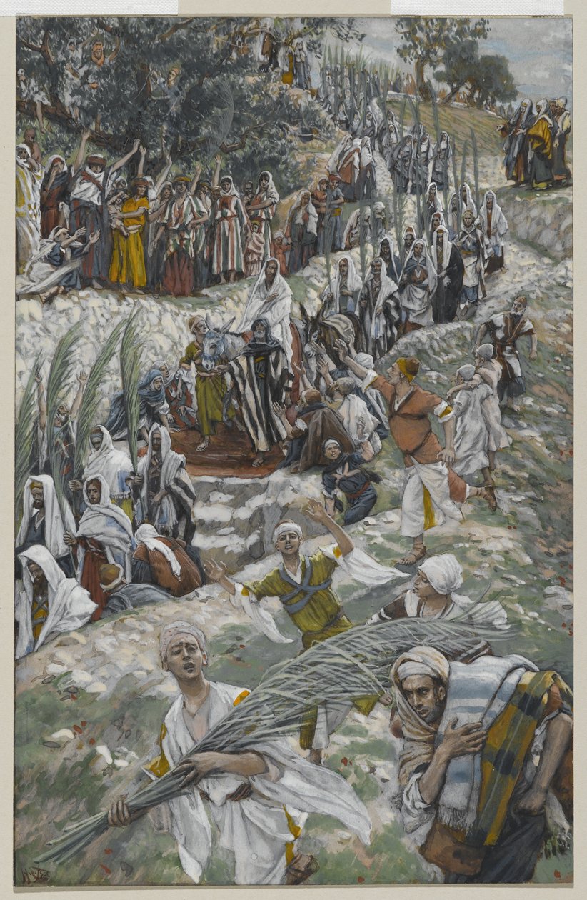 De processie op de Olijfberg door James Jacques Joseph Tissot