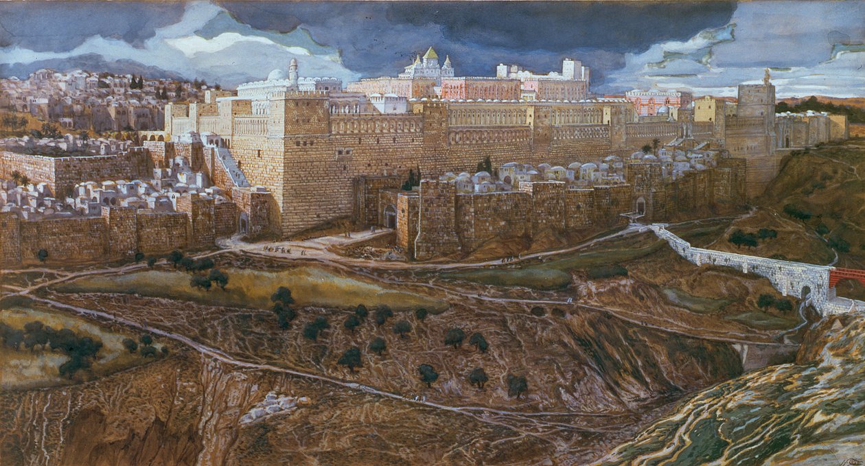 De Tempel van Herodes in de Tijd van Onze Heer, c.1886-96 door James Jacques Joseph Tissot