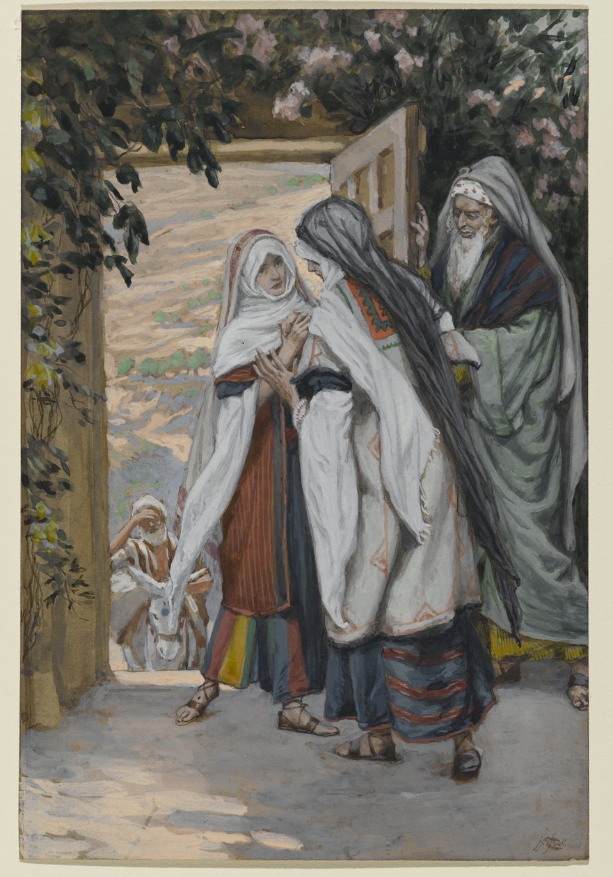 Het bezoek, illustratie voor Het leven van Christus, c.1886-94 door James Jacques Joseph Tissot