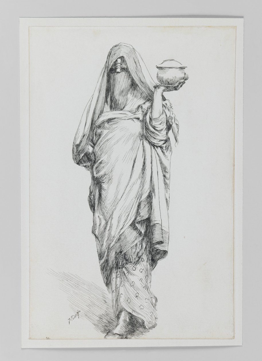 Vrouw van Caïro, illustratie uit Het Leven van Onze Heer Jezus Christus door James Jacques Joseph Tissot