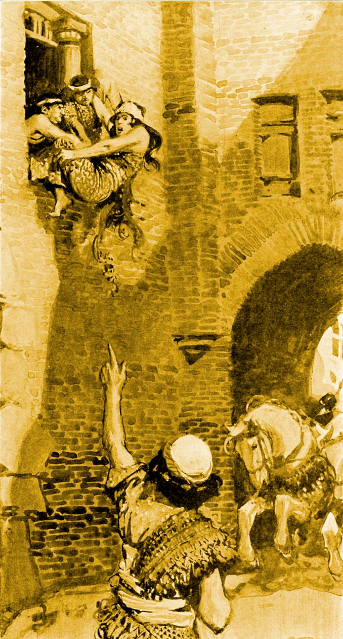 De dood van Izebel - Bijbel door James Jacques Joseph after Tissot