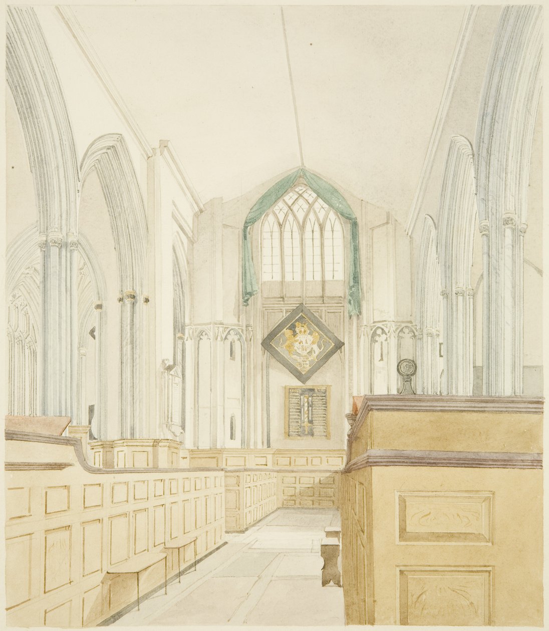 Interieur van St Werburgh