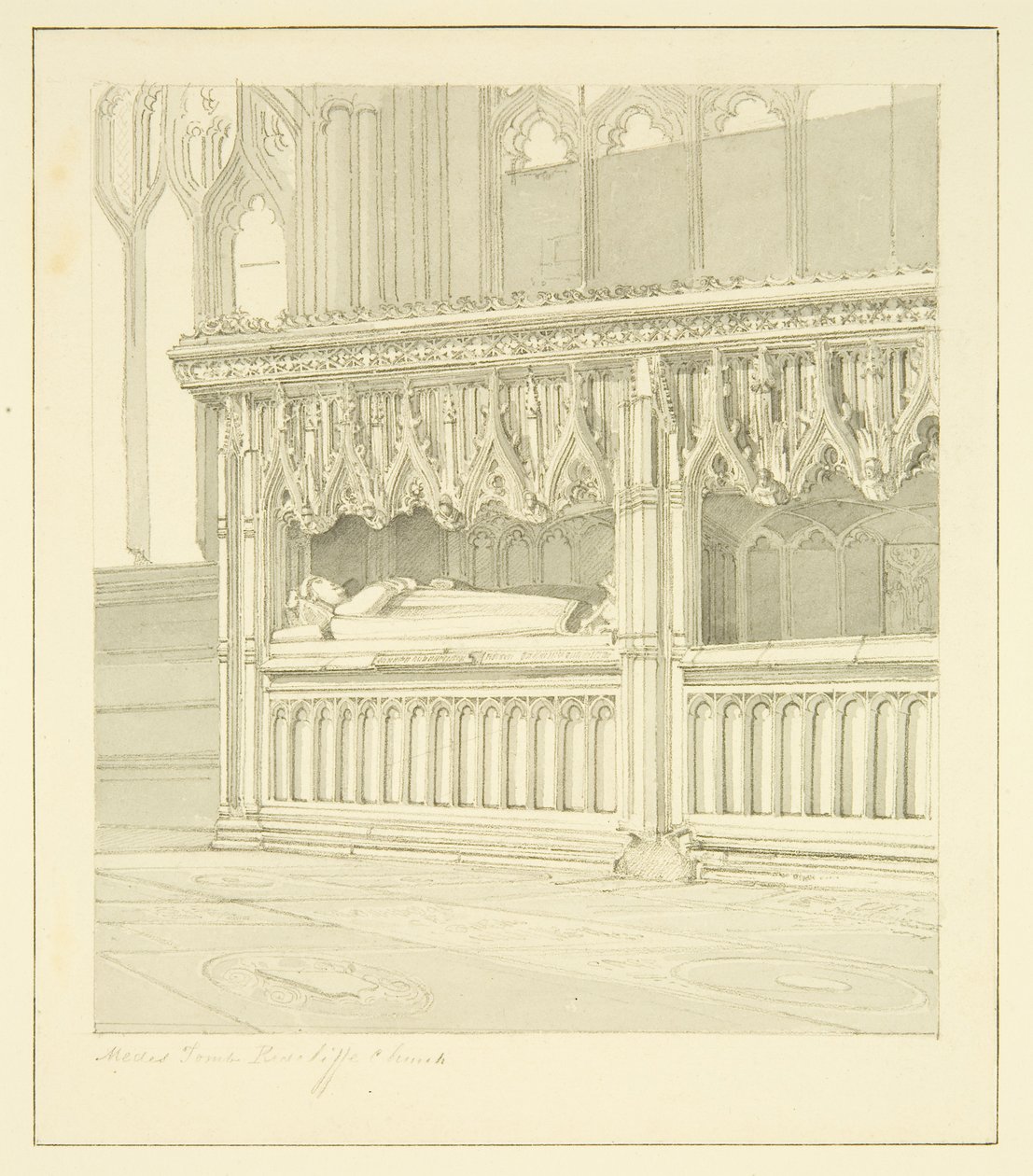 Monument voor Sir Thomas Mede in St Mary Redcliffe door James Johnson