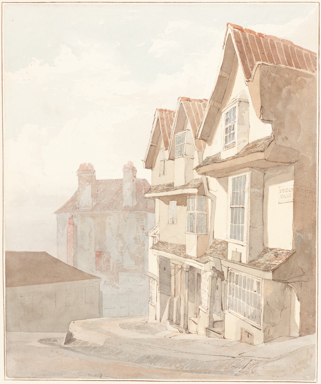 Uitzicht op Church Lane, Bristol door James Johnson