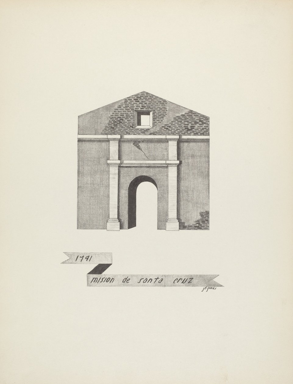 Missie van Santa Cruz door James Jones