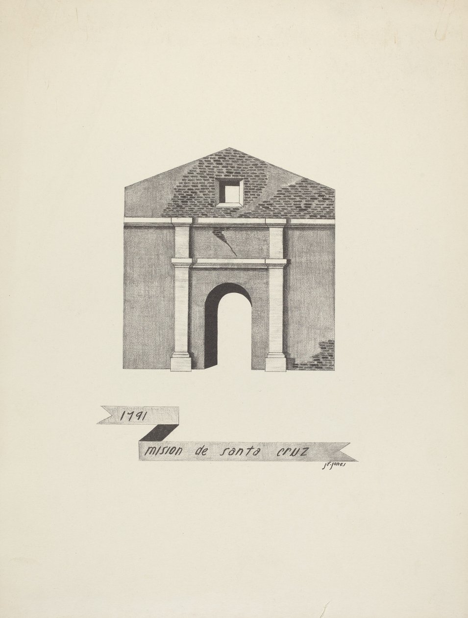 Missie van Santa Cruz door James Jones