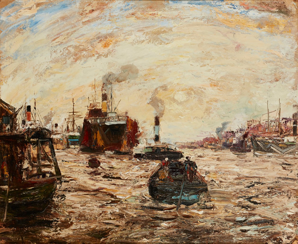 De Westerse Zon, Rivier Clyde door James Kay