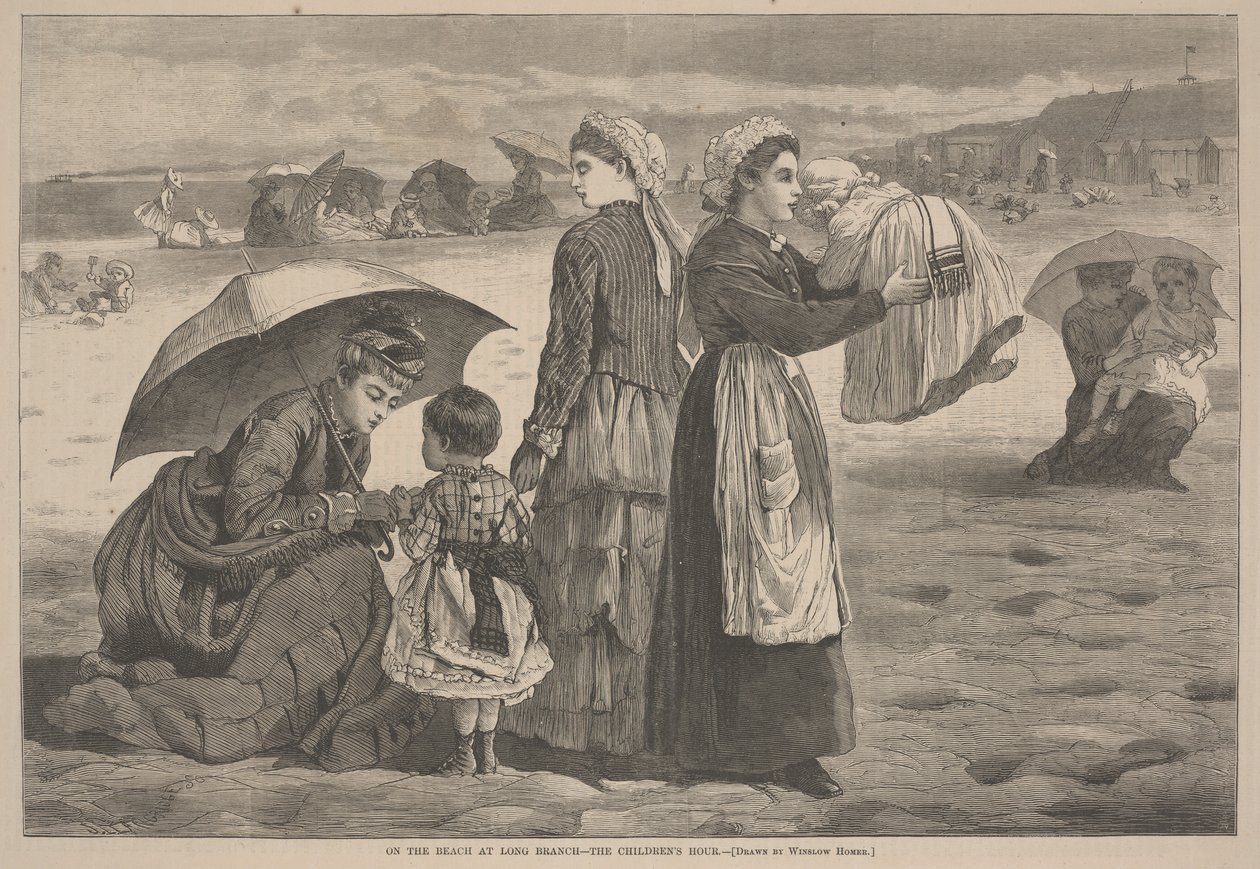 Op het Strand bij Long Branch - Het Uur van de Kinderen door James L. Langridge