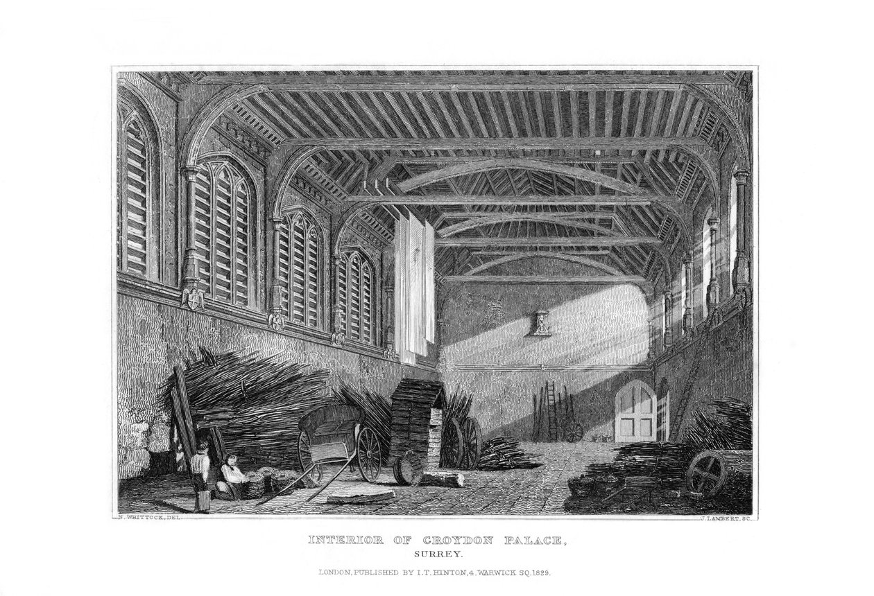 Interieur van Croydon Palace, Surrey door James Lambert