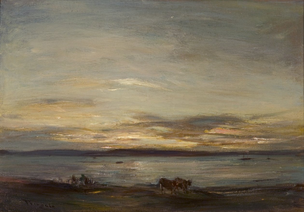Gouden zonsondergang, Fairlie door James Lawton Wingate