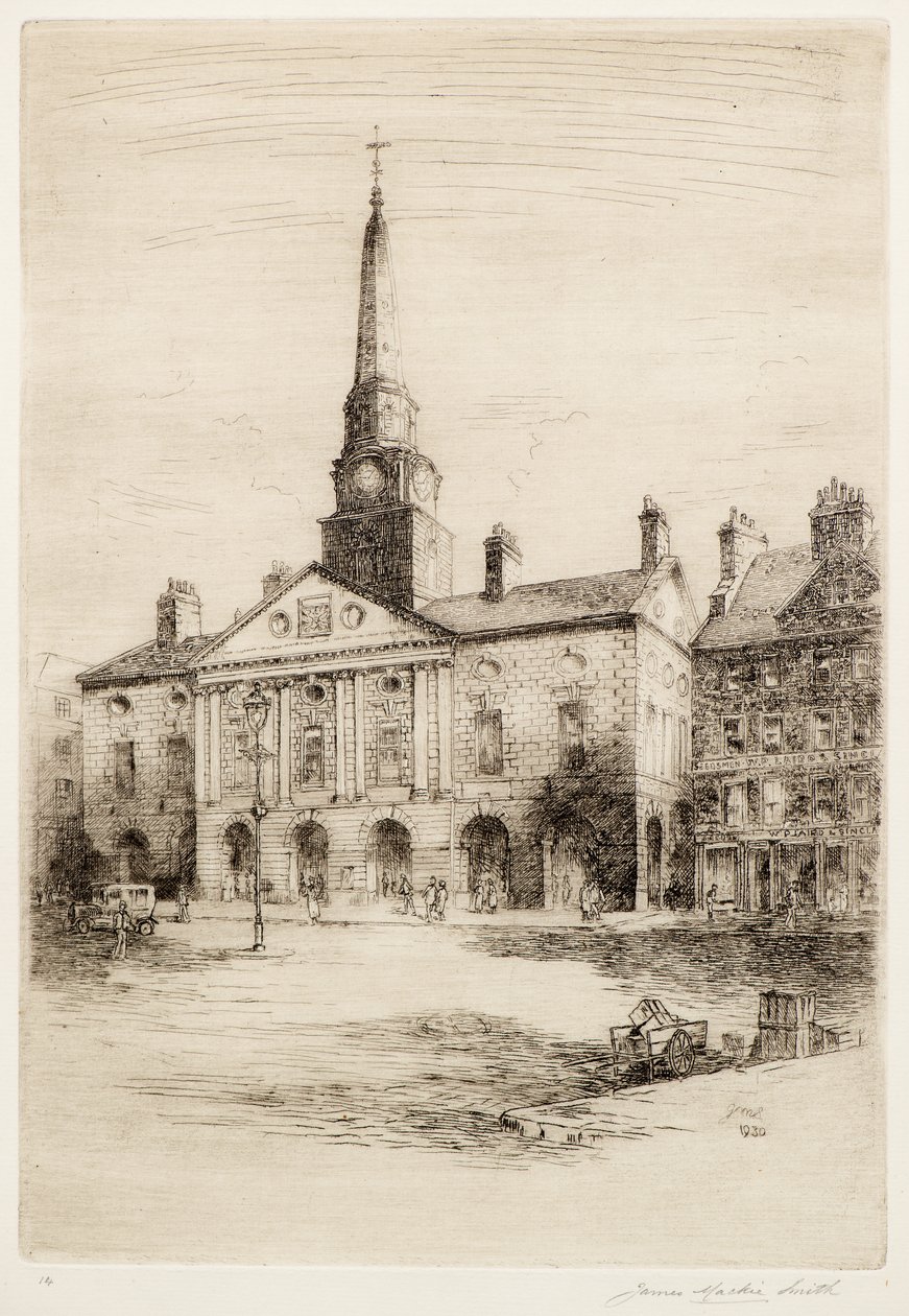 Het Oude Stadhuis, Dundee door James Mackie Smith