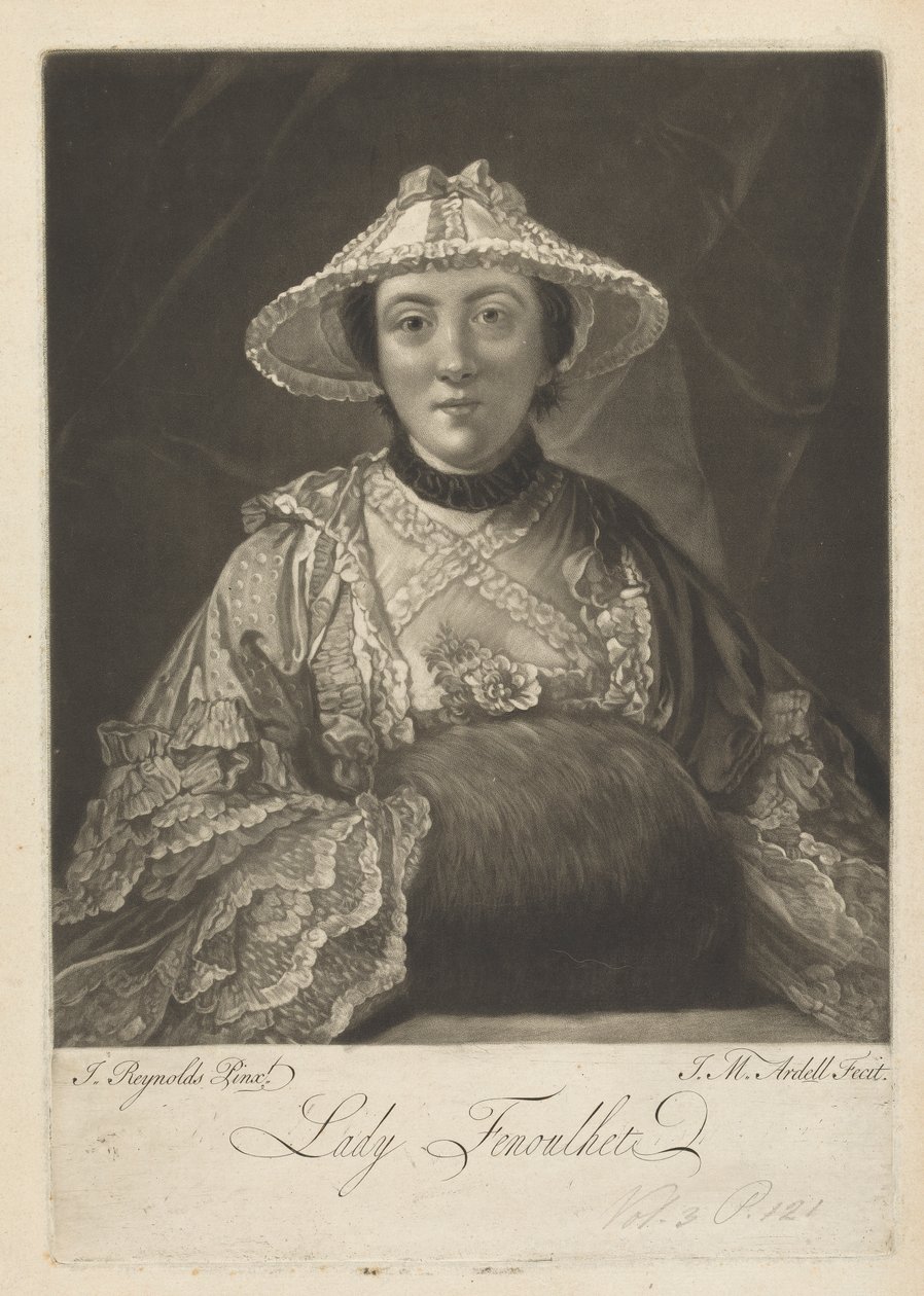 Lady Anne Fenoulhet (geboren Day) door James McArdell