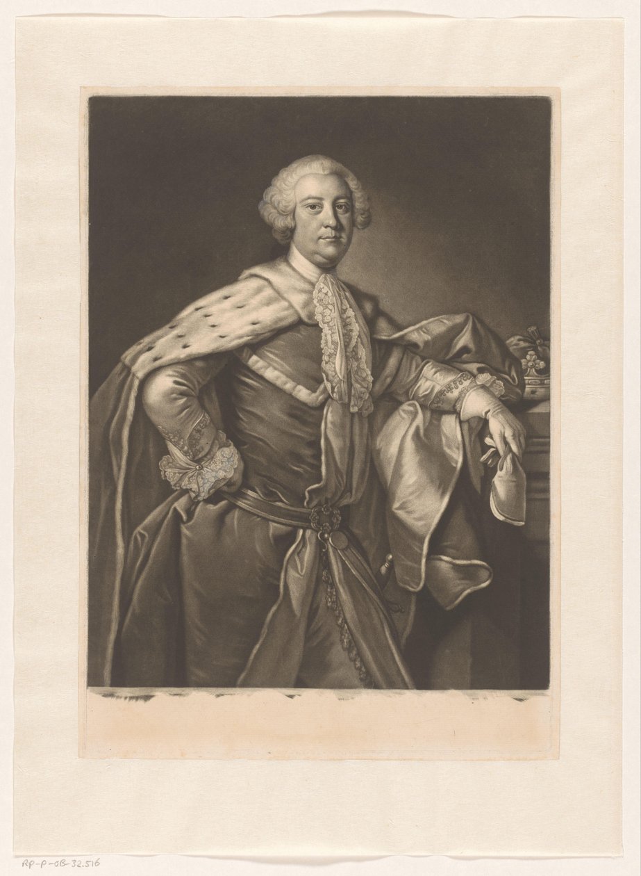 Portret van Robert Ker door James McArdell
