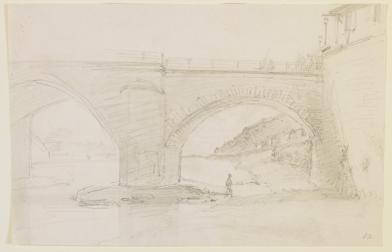 Een Brug door James Abbott McNeill Whistler