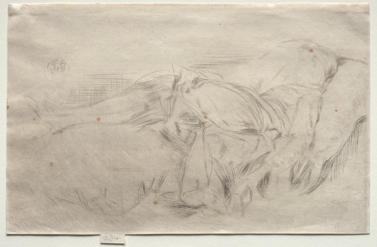 Een kind op een bank, nr. 2 door James McNeill Whistler